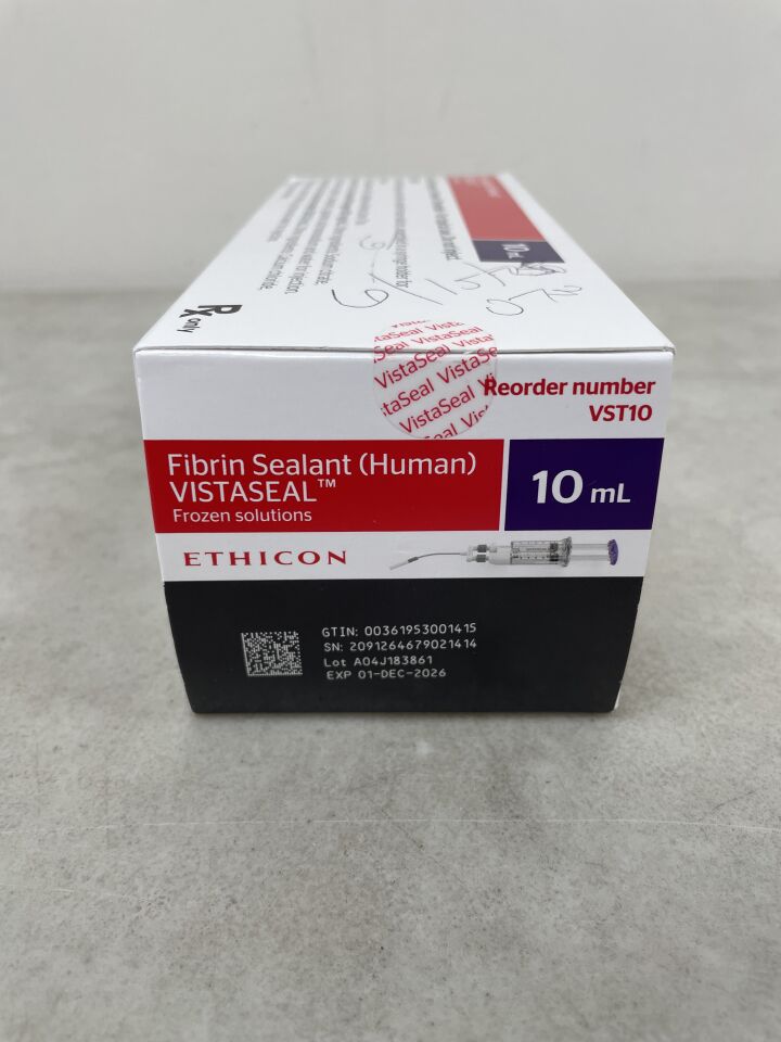 VST10 - ETHICON - 纖維蛋白密封劑（人用）Vista Seal 冷凍溶液 10mL，（）-（有效期限：2026-12-01）