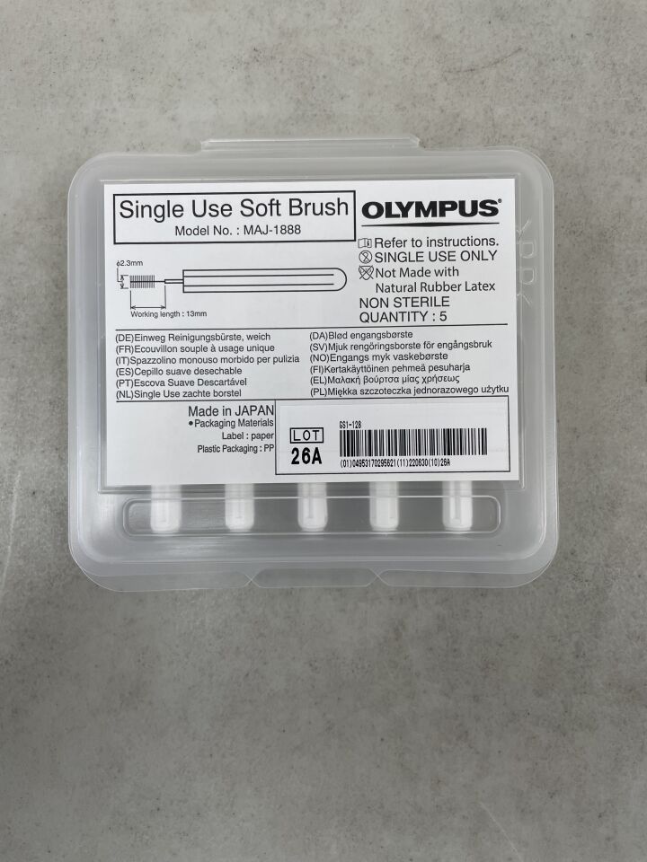 MAJ-1888  -  OLYMPUS  -  Single Use Soft Brush , ( EA )  -  ( Expiry Date : 2099-12-31 )