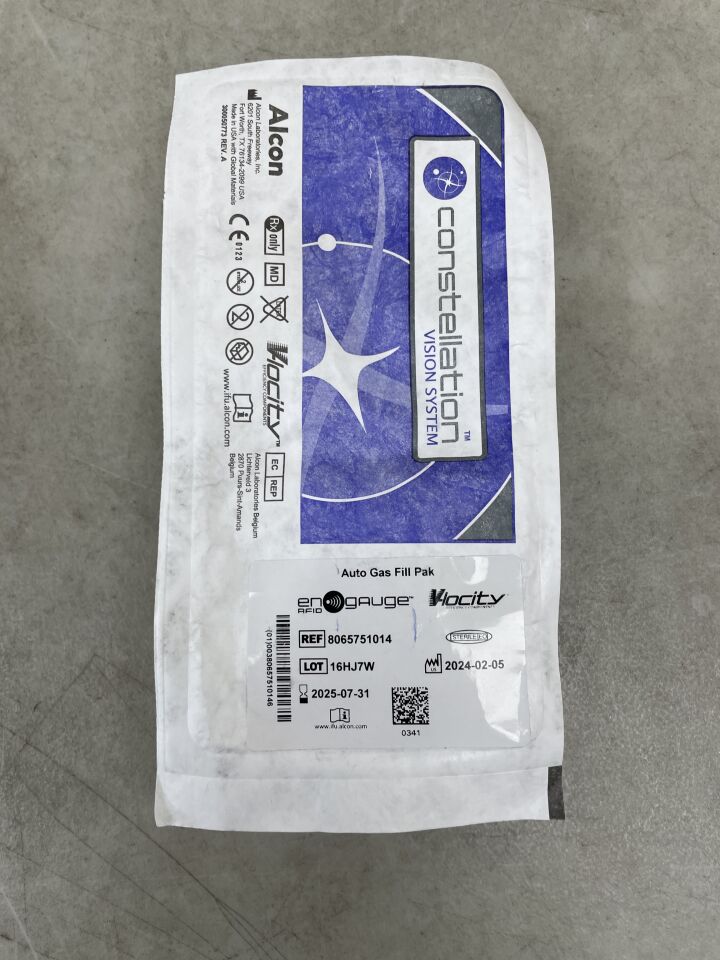 8065751014 - ALCON - Constellation Auto Gas Fill, (EA) - ( Expiry Date: 2025-07-31 )