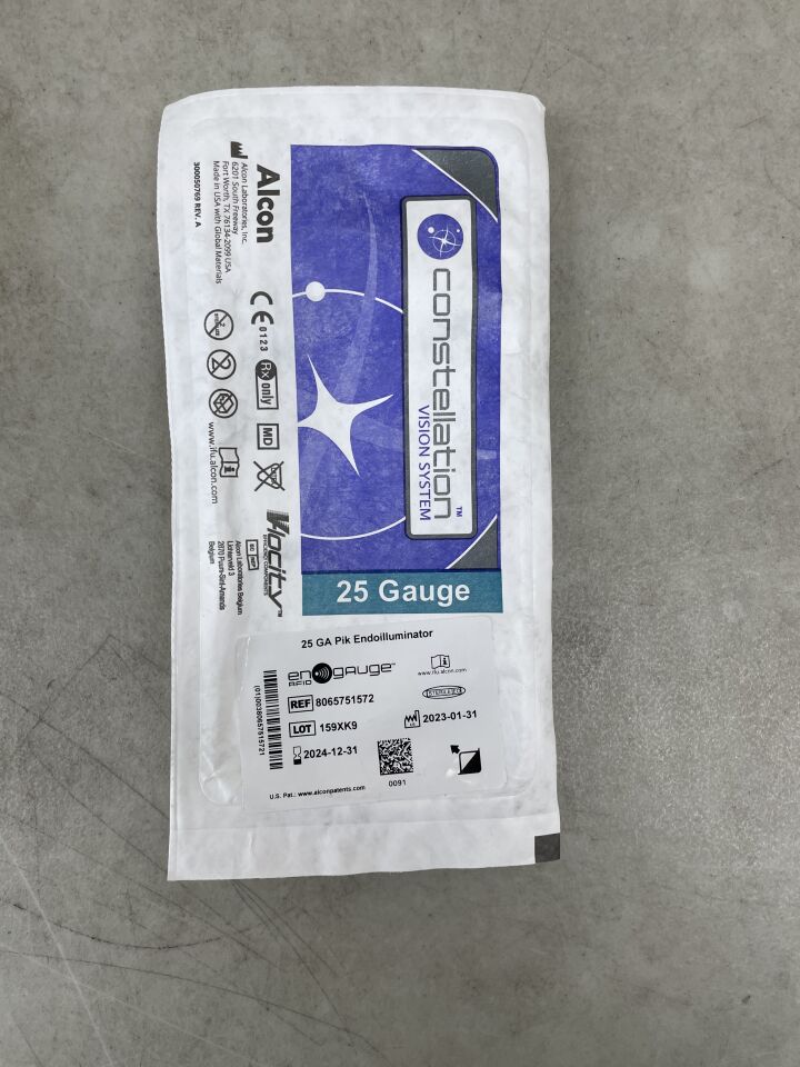 8065751572 - ALCON - Engauge 25 GA Pik Endoilluminator, (EA) - ( Expiry Date: 2024-12-31 )