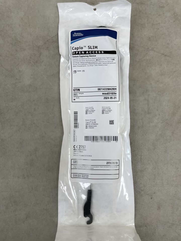 831826 - BOSTON SCIENTIFIC - Capio SLIM Open Access Suture Capturing Device, (EA) - ( Expiry Date: 2024-05-21 )