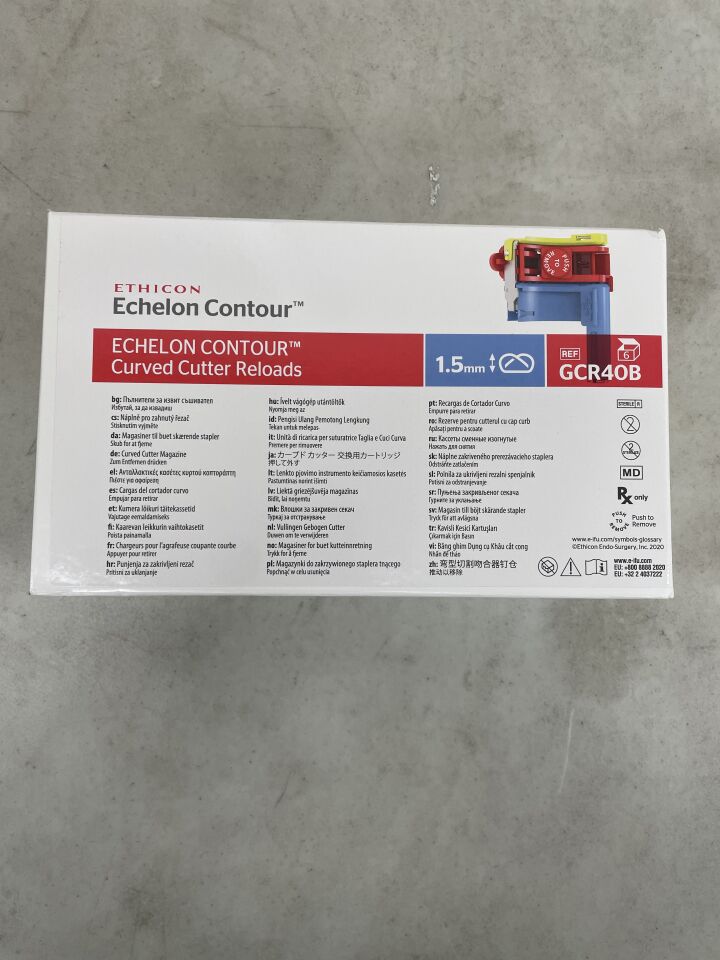 GCR40B - ETHICON - Echelon Contour Curved Cutter Reload 1.5mm, (BX/6) - ( Expiry Date: 2025-01-31 )