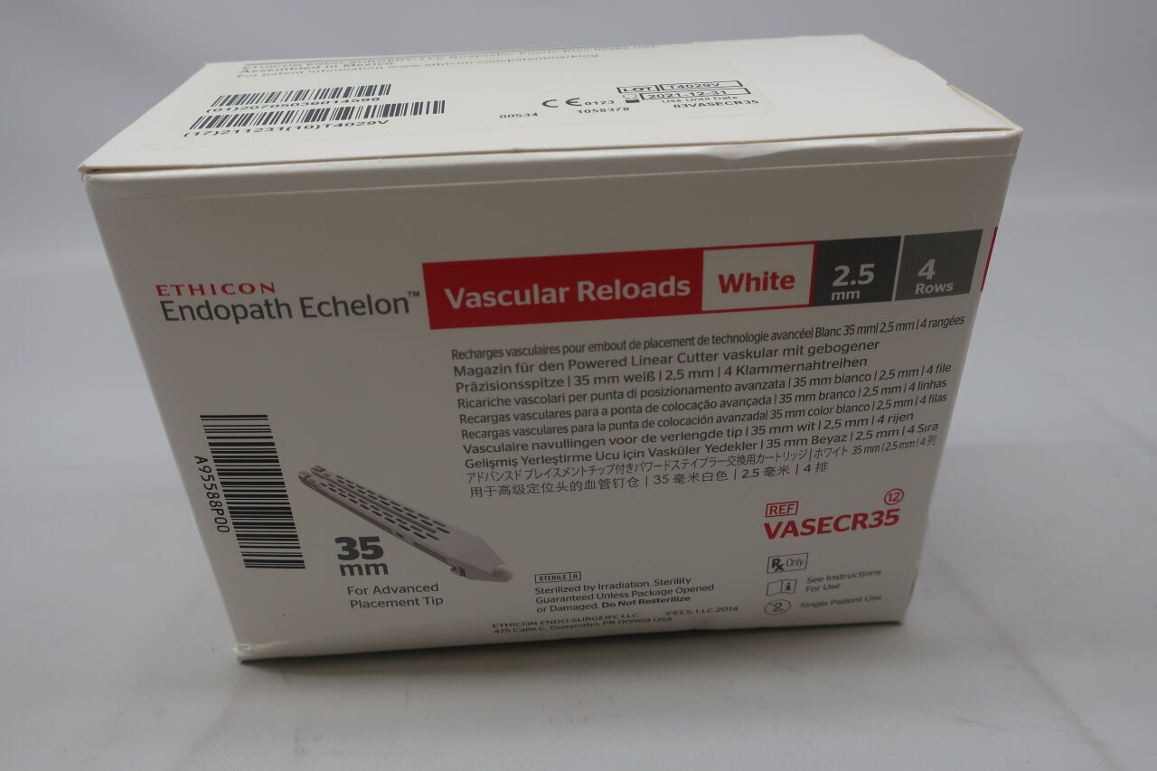 VASECR35 - ETHICON - Echelon Endopath Stapler Reload, For Advanced Placement Tip, (BX/12) - ( Expiry Date: 2024-11-30 )