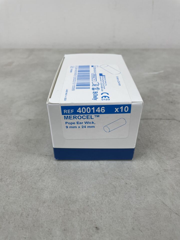 400146 - MEDTRONIC - Merocel Pope Ear Wicks, 9 L x 24 cm W, (BX/10) - ( Expiry Date: 2025-02-02 )