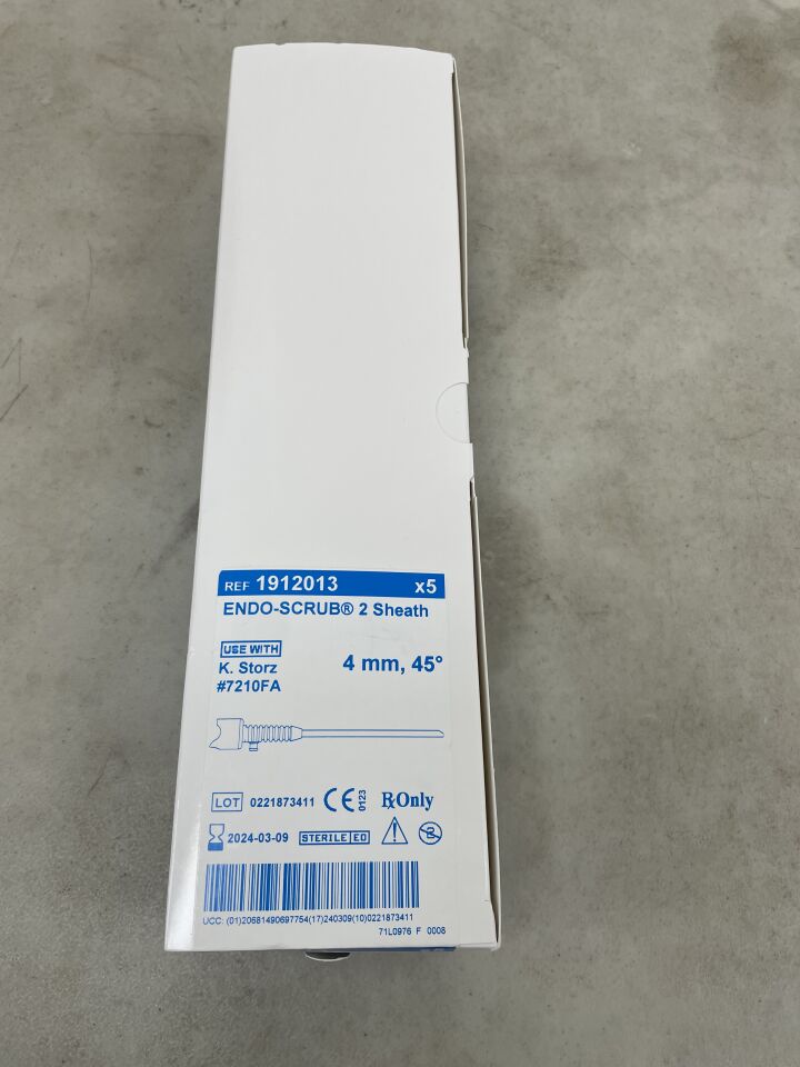 1912013 - MEDTRONIC - Endo-Scrub 2 Lens Cleaning Sheath for Karl Storz Scope 7210FA, 4mm, 45 Degree, (BX/5) - ( Expiry Date: 2024-03-09 )