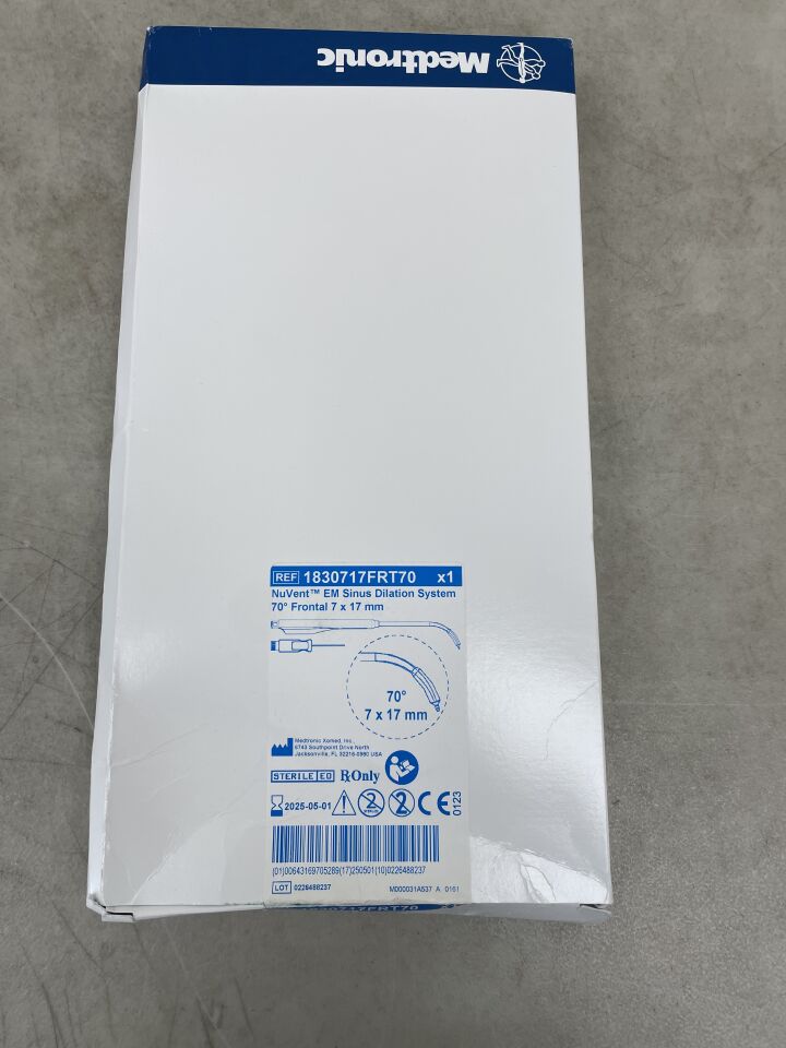1830717FRT70 - MEDTRONIC - Nuvent 70 Degree Angle Frontal Balloon Seeker, 7 OD x 17 mm Length, (BX/1) - ( Expiry Date: 2025-05-01 )