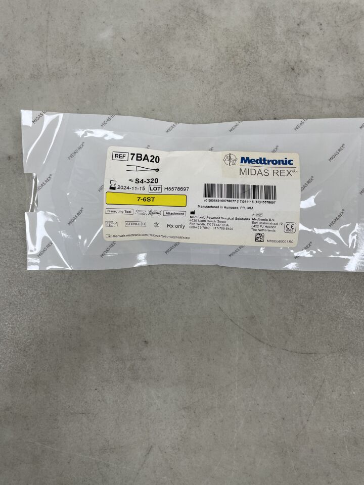 7BA20 - MEDTRONIC - Midas Rex Legend, Ball Fluted 7cm, 2mm, (EA) - ( Expiry Date: 2024-11-15 )