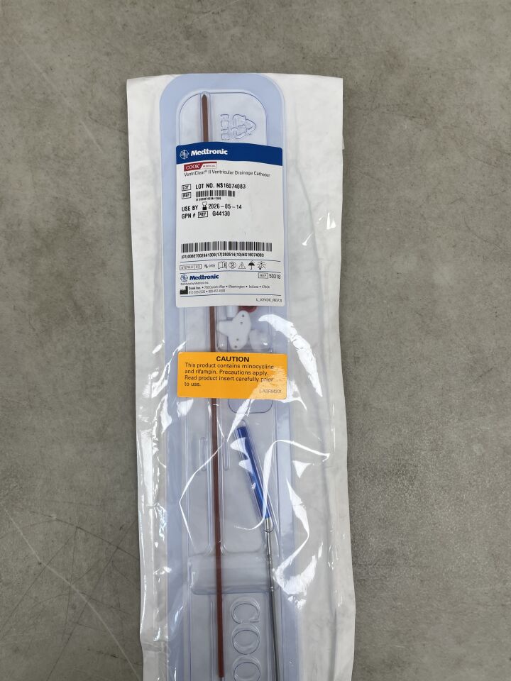 G44130  -  MEDTRONIC  -  Ventriclear II Ventricular Drainage Catheter , ( EA )  -  ( Expiry Date : 2026-05-14 )