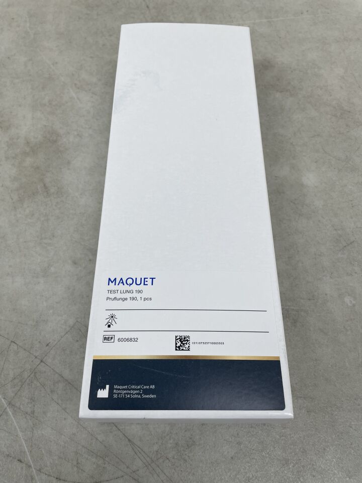 6006832  -  MAQUET  -  TEST LUNG 190 , ( BX/1 )  -  ( Expiry Date : 2099-12-31 )
