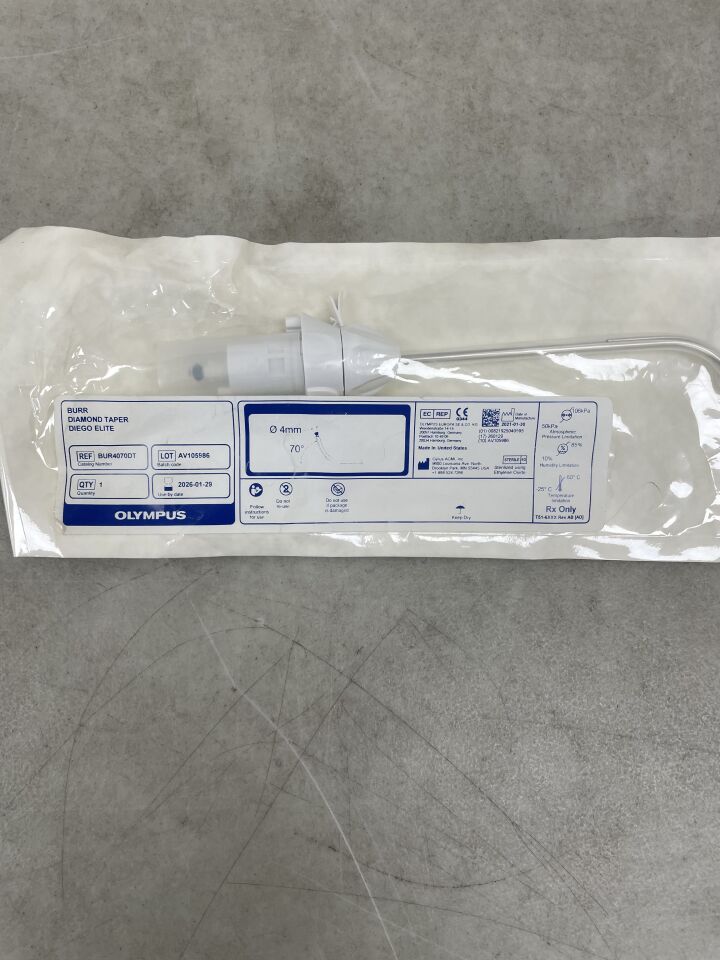BUR4070DT - 奧林巴斯 - Diego Elite 磨頭，4mm，70 度，鑽石錐度，（EA）-（有效期至：2026-01-29）