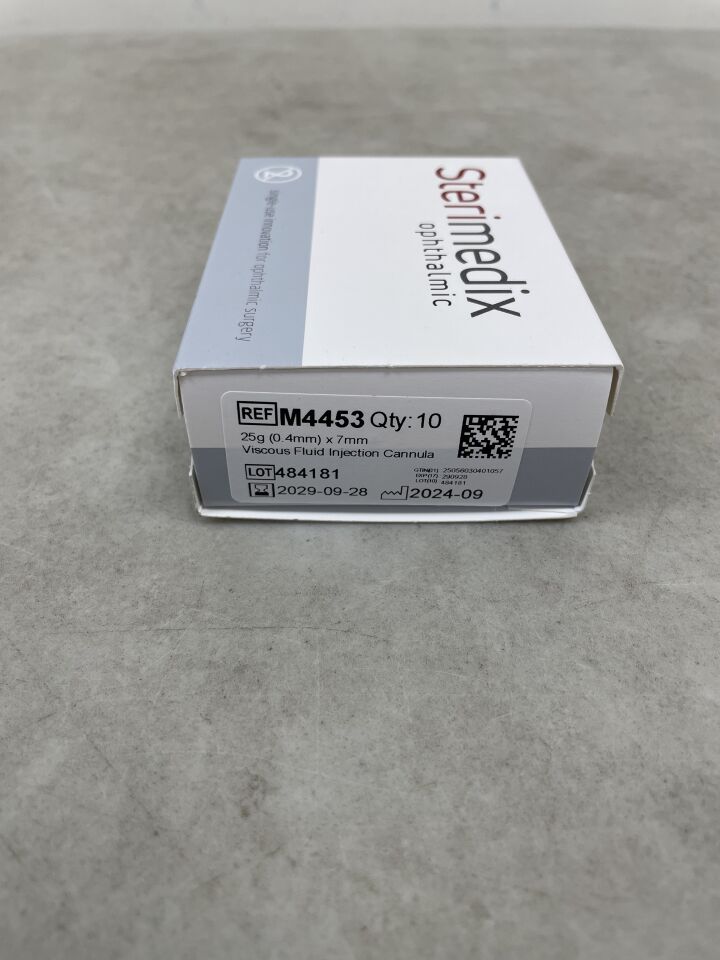 M4453 - STERIMEDIX - 黏稠液體注射套管，25G x 7mm，（10支/盒）-（有效期至：2029年9月28日）