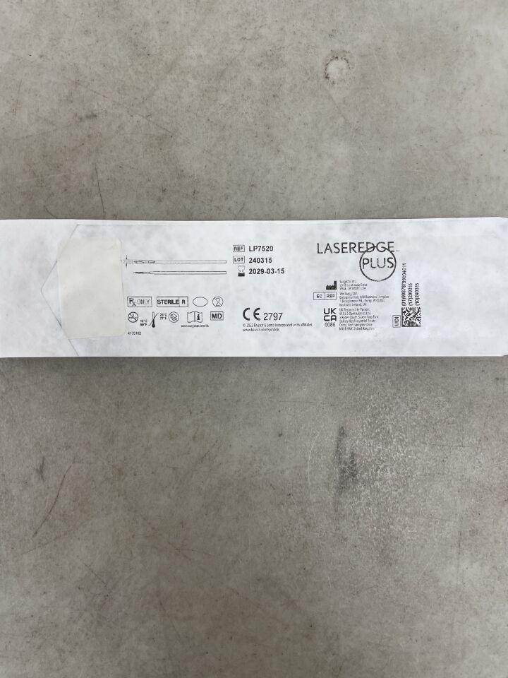 LP7520  -  SURGISTAR  -  LaserEdge Plus MVR Knife 20G , ( EA )  -  ( Expiry Date : 2029-03-15 )
