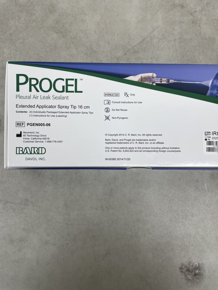 PGEN005-06 - BARD - Progel Extended Applicator Spray Tip, 16 cm Size, () - ( Expiry Date: 2025-07-19 )