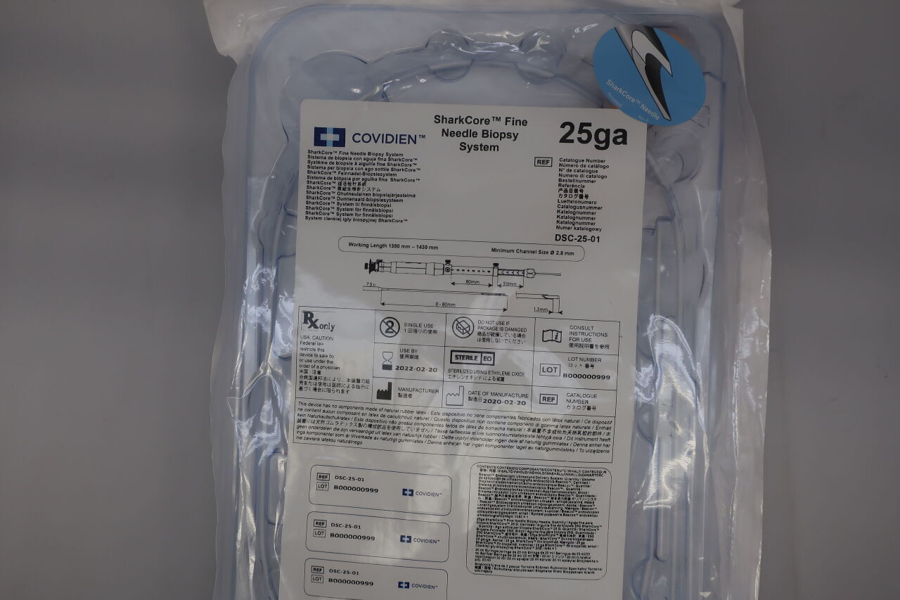 DSC-25-01 - COVIDIEN - SharkCore Fine Needle Biopsy System 25G, () - ( Expiry Date: 2025-03-23 )