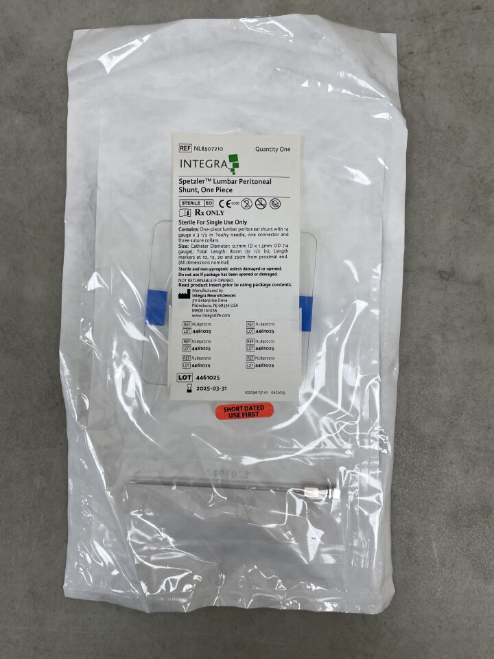 NL8507210 - INTEGRA - Spetzler Lumbar-Peritoneal Shunt Kit, 80cm, (EA) - ( Expiry Date: 2025-03-31 )