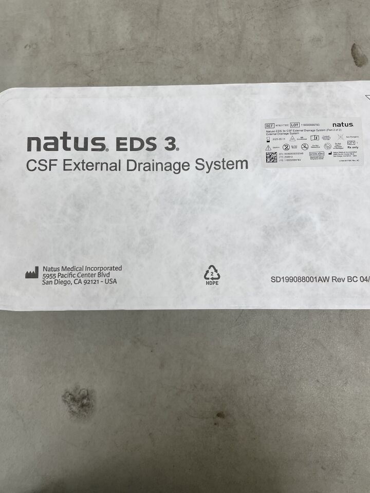 NT821730C - NATUS - EDS 3 CSF External Drainage System with Catheter, (EA) - ( Expiry Date: 2025-08-13 )