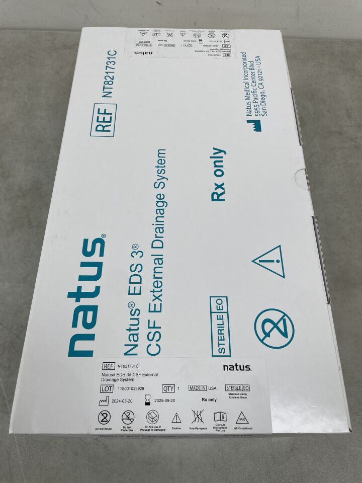 NT821731C - NATUS - EDS 3 CSF External Drainage System w/o Catheter, (BX/1) - ( Expiry Date: 2025-09-20 )