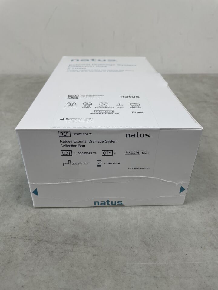 NT821732C - NATUS - External Drainage System Collection Bag, (BX/5) - ( Expiry Date: 2024-07-24 )