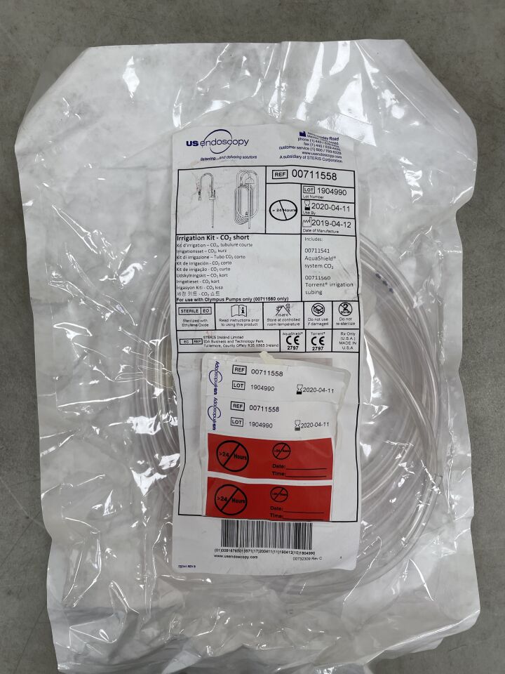 711558 - STERIS - Irrigation Kit, C02 Short, (EA) - ( Expiry Date: 2020-04-11 )