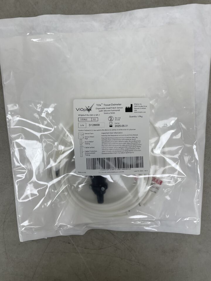 OXY-2-SPI-1 - VIOPTIX - Disposable small patch sensor, (EA) - ( Expiry Date: 2025-05-31 )