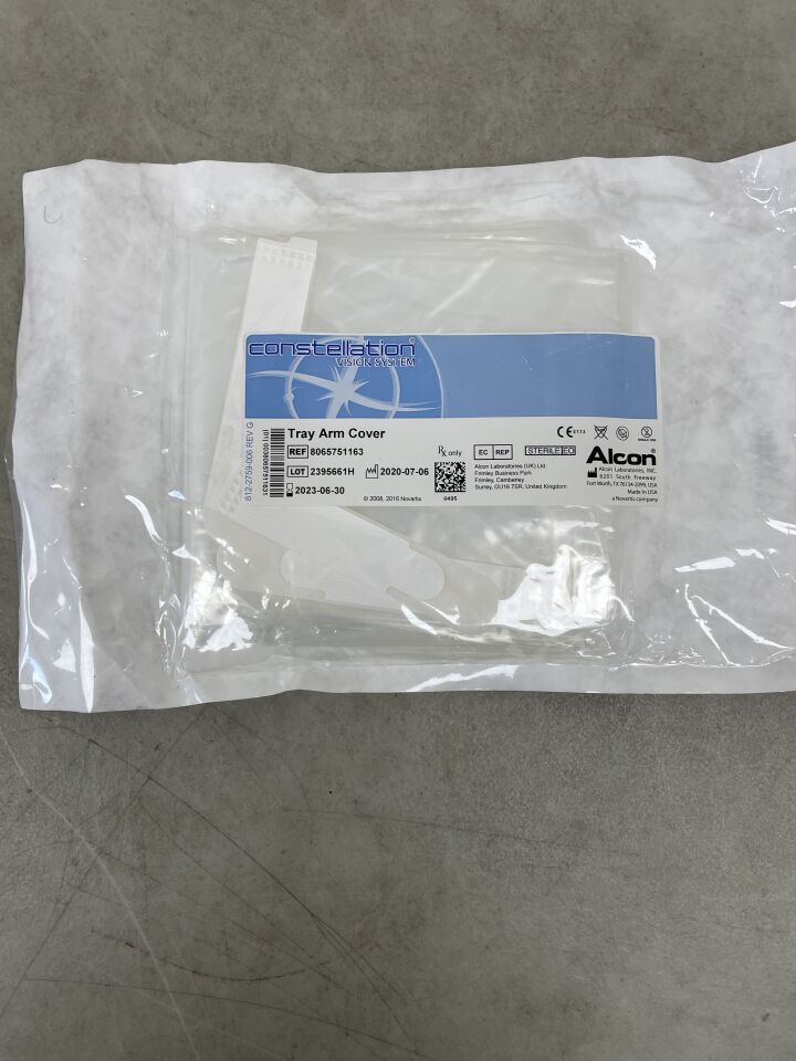 8065751163 - ALCON - Disposable Tray Arm Cover, (EA) - ( Expiry Date: 2023-06-30 )