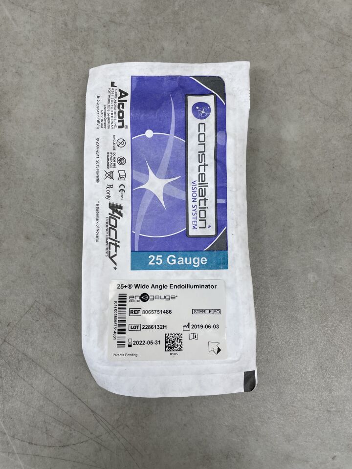 8065751486 - ALCON - Constellation 25+ Sapphire Wide Angle Endoilluminator, RFID, (EA) - ( Expiry Date: 2022-05-31 )