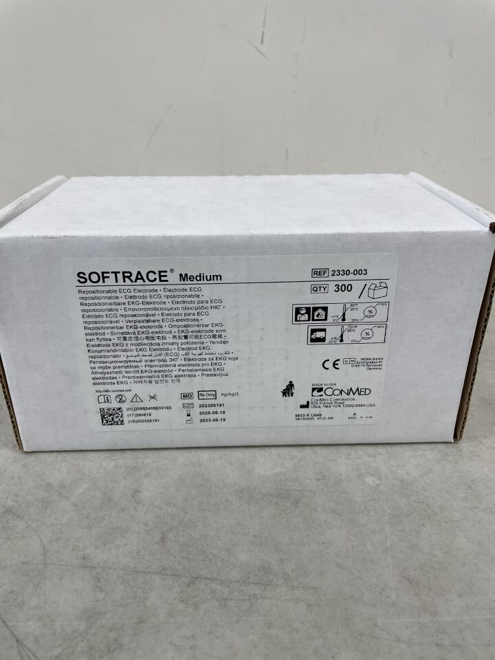 2330-003 - CONMED - Repositionable Cloth Electrodes, (BX/300) - ( Expiry Date: 2025-06-18 )