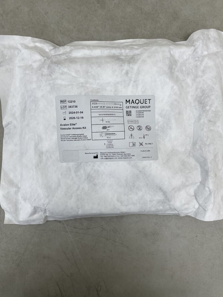 12210  -  MAQUET  -  Avalon Elite Vascular Access Kit, 210cm , ( EA )  -  ( Expiry Date : 2026-12-19 )