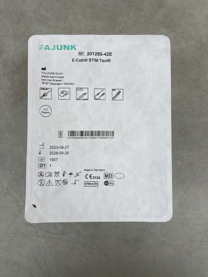 201285-42E - PAJUNK - E-Cath STIM Tsui, (EA) - (Fecha de vencimiento: 26/09/2028)