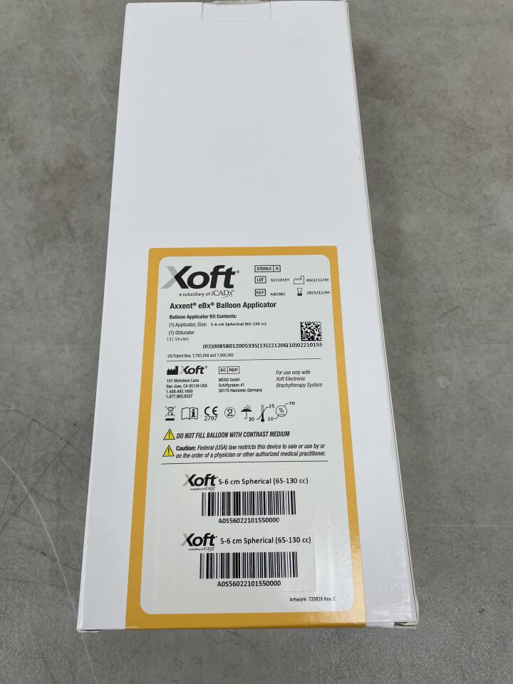 AB2062 - XOFT - Axxent eBx 球囊施藥器 5-6cm 球形，65-130cc，（BX/1）-（有效期限：2025-12-06）