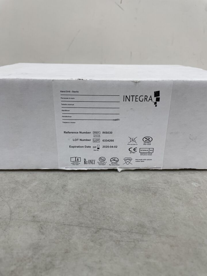 INS030 - INTEGRA - Hand Drill, (BX/1) - ( Expiry Date: 2025-04-02 )