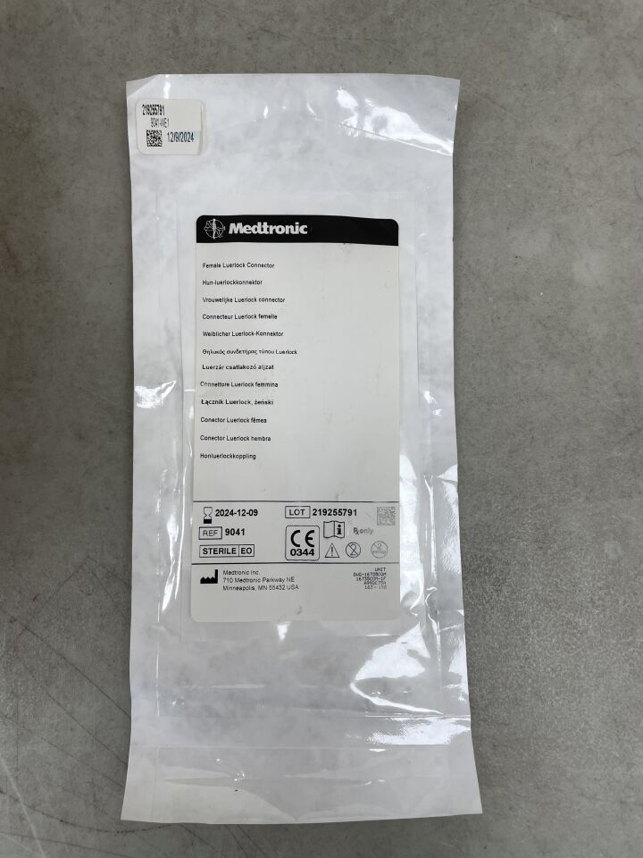 9041 - MEDTRONIC - Female Luerlock Connector, (EA) - ( Expiry Date: 2024-12-09 )