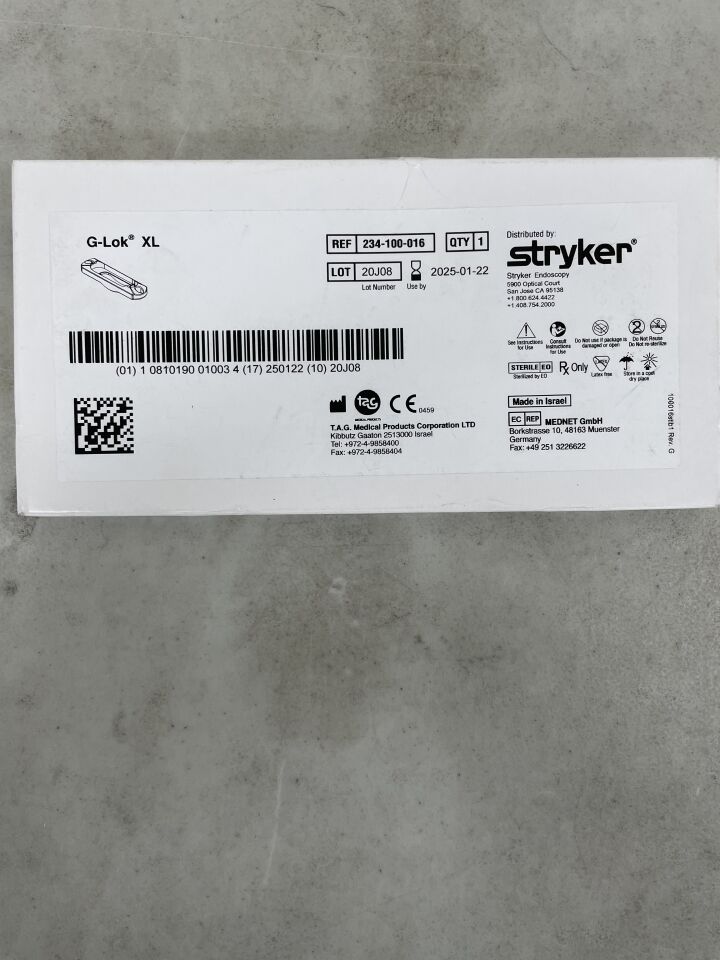 234-100-016 - STRYKER - versitomic g-lok xl, (BX/1) - ( Expiry Date: 2025-01-22 )