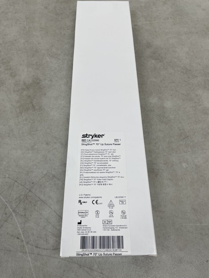 CAT02590 - STRYKER - SlingShot Single Portal Capsule Restoration, 70° Up, (BX/1) - ( Expiry Date: 2024-02-24 )