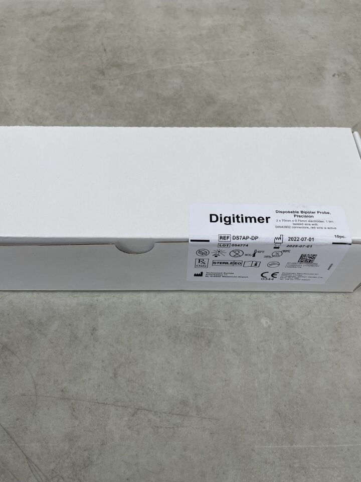 DS7AP-DP - TECHNOMED - Digitimer Disposable Bipolar Probe Precision, (BX/10) - ( Expiry Date: 2025-07-01 )