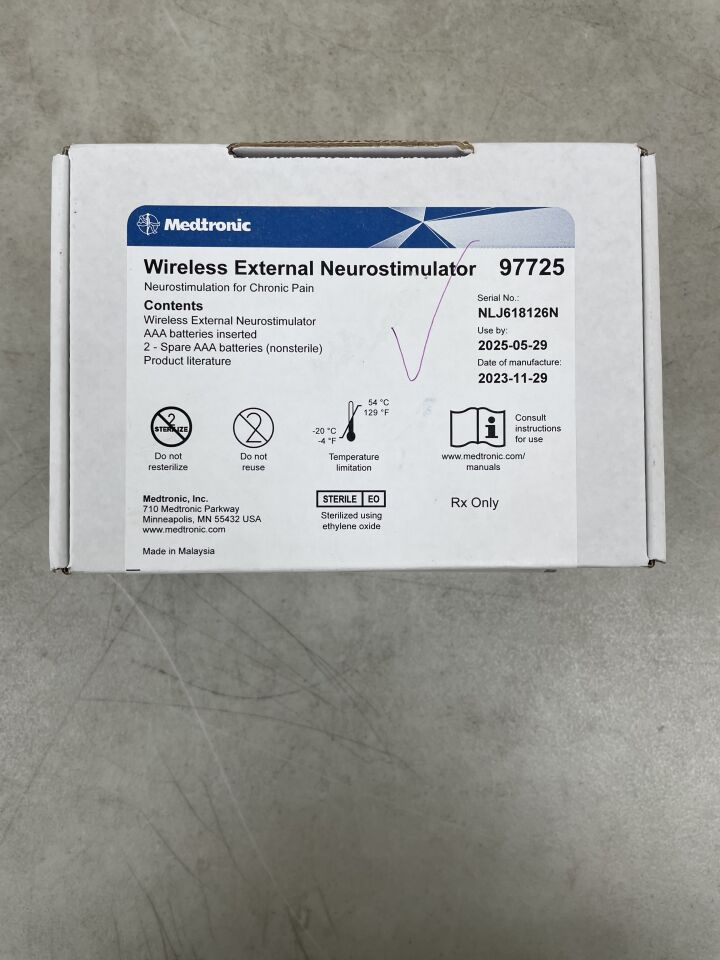 97725 - MEDTRONIC - Wireless External Neurostimulator, (BX/1) - ( Expiry Date: 2025-05-29 )