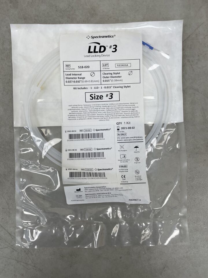 518-020 - SPECTRANETICS - LLD #3 Lead Locking Device - .015", (EA) - ( Expiry Date: 2021-08-02 )