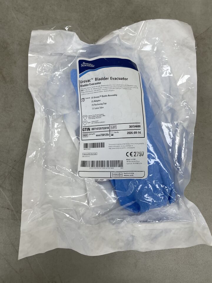 730125 - BOSTON SCIENTIFIC - Evacuador de vejiga Urovac (unidades) - (Fecha de caducidad: 14/09/2026)