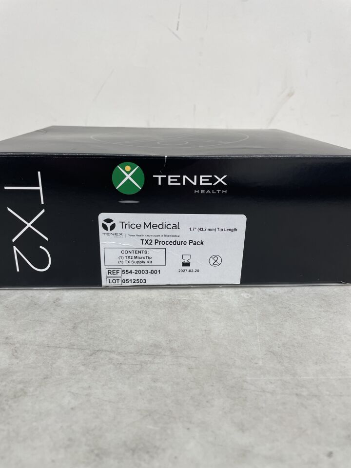 554-2003-001  -  TENEX HEALTH  -  TX 2 Procedure Pack, 1.7inch , ( BX/1 )  -  ( Expiry Date : 2027-02-20 )