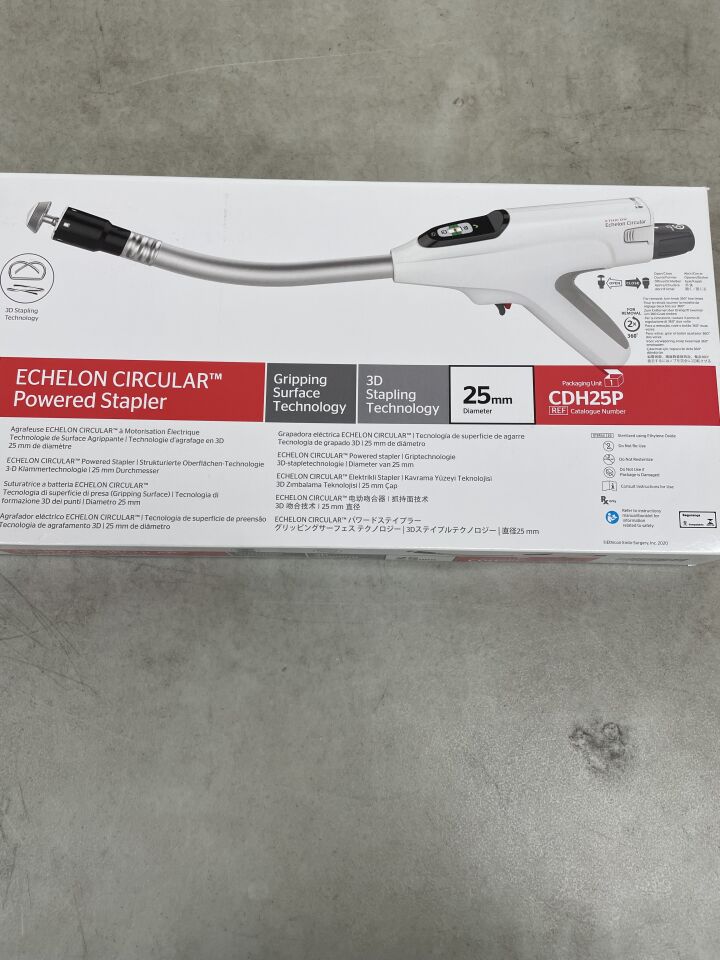 CDH25P - ETHICON - Echelon Circular Powered Stapler with Gripping Surface Technology and 3D Staples, 25 mm Size
, (BX/1) - ( Expiry Date: 2025-08-31 )