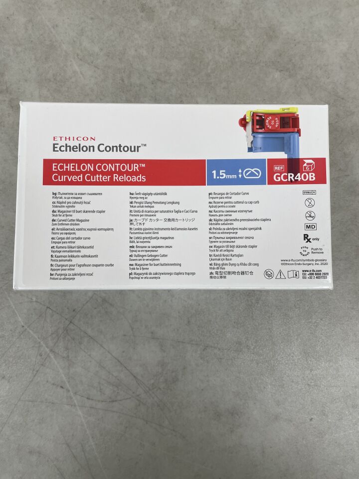 GCR40B - ETHICON - Echelon Contour Curved Cutter Reload 1.5mm, (BX/6) - ( Expiry Date: 2024-12-31 )