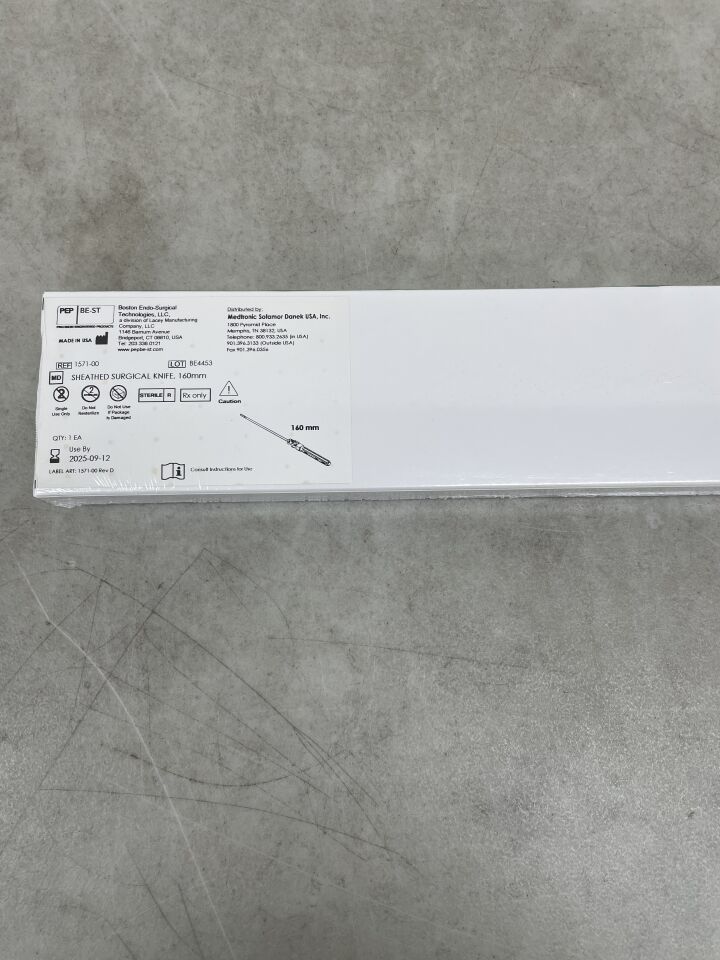 1571-00 - MEDTRONIC - Sheathed Surgical Knife, 160 mm, (BX/1) - ( Expiry Date: 2025-09-12 )