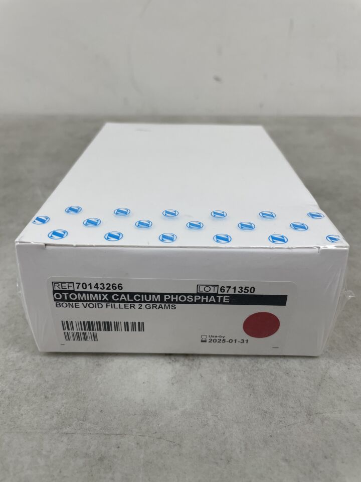 70143266 - BIOMET - Otomimix Calcium Phosphate Bone Void Filler 2 Grams , (BX/1) - ( Expiry Date: 2025-01-31 )