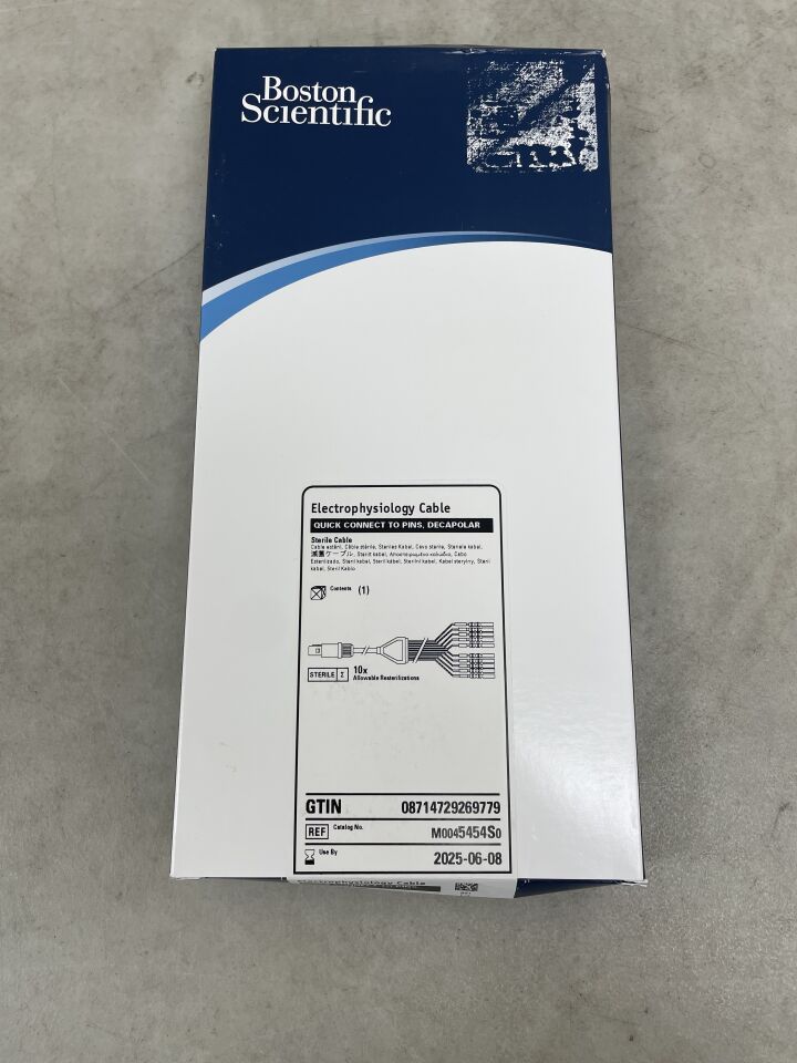5454S - BOSTON SCIENTIFIC - Electrophysiology Cable - Quick Connect to Pins, Quadripolar, (BX/1) - ( Expiry Date: 2025-06-08 )