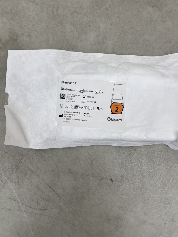 1519663 - ELEKTA - FirmFix 2 for Leksell Vantage Head Frame, (EA) - ( Expiry Date: 2025-03-21 )