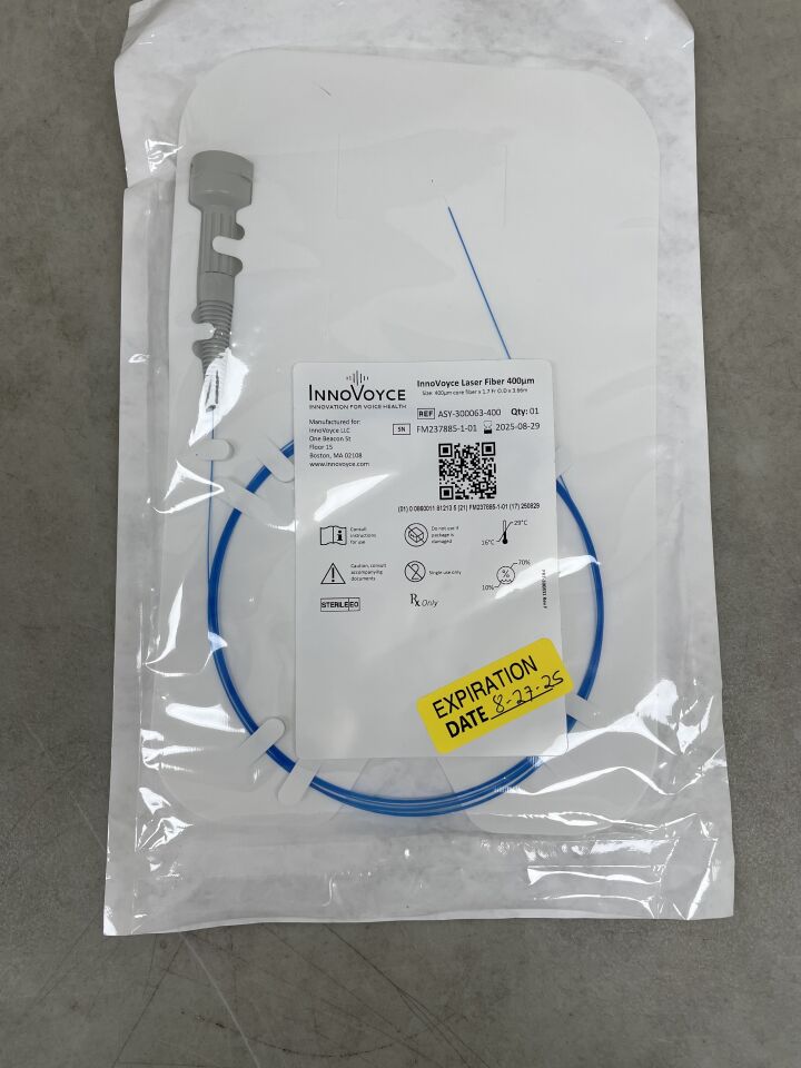 ASY-300063-400 - INNOVOYCE - 400 Laser Fiber 400µm, 1.7 x 3.66mm, (EA) - ( Expiry Date: 2025-08-29 )