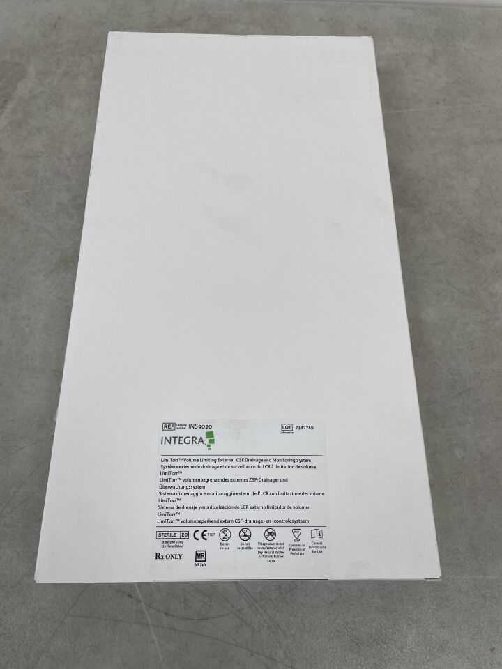 INS9020 - INTEGRA - LimiTorr Volume Limiting External CSF Drainage System with Burette, 20 mL, (BX/1) - ( Expiry Date: 2025-12-31 )
