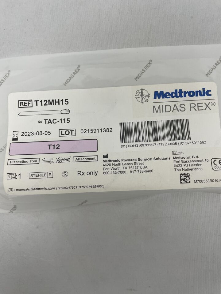 T12MH15 - MEDTRONIC - midas rex legend telescoping tool 12cm, 1.5mm match head diamond, (EA) - ( Expiry Date: 2023-08-05 )