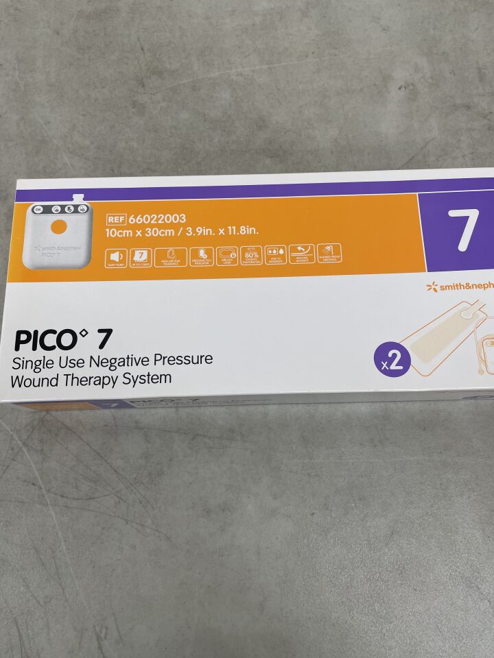 66022003 - SMITH & NEPHEW - PICO 7 NPWT System w/Two Dressings, 10cm x 30cm - Negative Pressure Wound Therapy, NPWT, (BX/1) - ( Expiry Date: 2025-05-01 )
