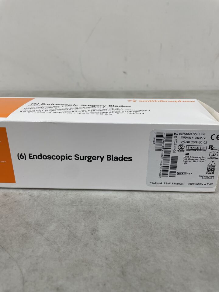 72201518 - SMITH & NEPHEW - dyonics endoscopic 2.9mm powermini abrader burr, (BX/6)
